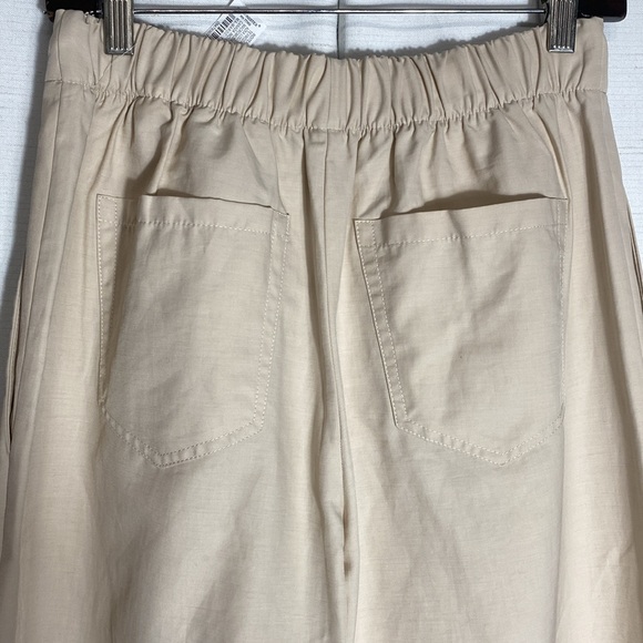 Zara Straight Cut Pleated Pants Size S - Picture 6 of 9